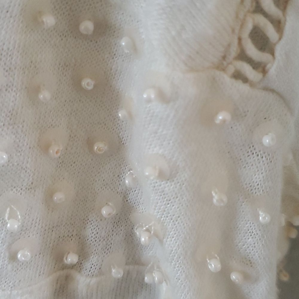 MARIA FILO Cream Top - Size Small‎ - Picture 5 of 8